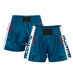Short Muay Thai 100% Polyester de haute qualité Short de combat MMA personnalisable Style décontracté fait à la main au Pakistan - Product Image 6