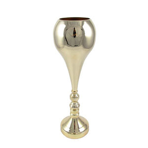 Venta caliente Vajilla de metal Florero para el hogar Proveedor al por mayor Florero de metal hecho a mano para centros de mesa Decoración - Product Image 5