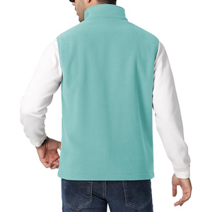 Chaleco polar personalizado para exteriores con logotipo estampado bordado chaqueta sin mangas de invierno ropa de moda proveedor OEM - Product Image 2