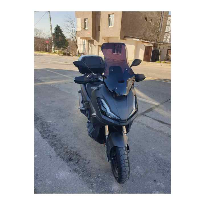 Honda Adv 350 Front Glass 2023 2024 Model 60cm Black Color 4mm Long Wide Glass