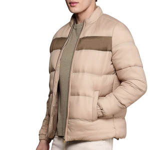 Veste bouffante pour hommes, produit d'hiver personnalisé, vente en gros de veste bouffante respirante coupe-vent grande taille pour hommes - Product Image 5