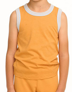 Débardeur en coton décontracté OEM pour garçon, jersey respirant à imprimé animal, style bangladais, vêtements pour enfants - Product Image 6