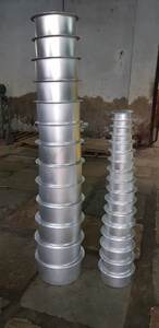 Superior 65x21 Aluminum Tope With Cover 30pc <b>Set</b> Deep Round Bowl Shape Durable Finish Silver Material Kitchen Cooking - Product Image 3