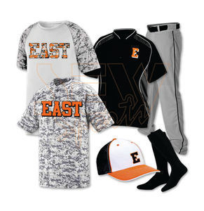 Paquet d'uniforme de baseball professionnel avec coutures renforcées technologie d'évacuation de l'humidité et couleurs d'équipe pointues idéales - Product Image 6
