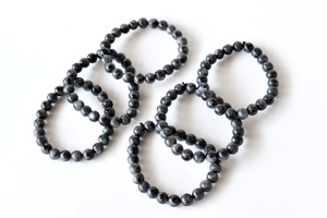 Best Quality Black <b>Labradorite</b> 8mm Round Beaded <b>Bracelet</b> Healing Natural Crystals For Fashion Jewelry Meditation At Wholesale - Product Image 3