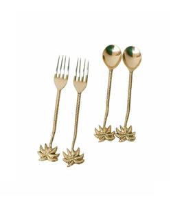 Cuillère et fourchette de haute qualité pour la maison, l'hôtel et le dîner, pour servir les aliments, pour les cadeaux, couverts à long manche, ensemble de couverts en gros - Product Image 6