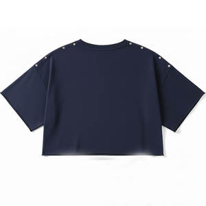 Men's Thermal Lounge <b>Set</b> Textured <b>Short</b> Sleeve Shirt and <b>Shorts</b> Extra Soft Fabric for Chilly Summer Evenings Deep Navy Blue - Product Image 6