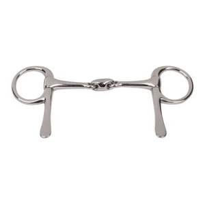 Bocado de Acero Inoxidable Personalizable de 3 Anillos para Carreras de Caballos, para Control de Entrenamiento y Rendimiento Mejorado - Product Image 1