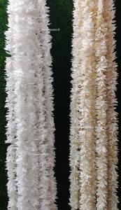 Mala au jasmin artificiel doux et moelleux pour le temple de mariage de Noël et la décoration indienne embrasser les guirlandes d'aspect naturel - Product Image 2