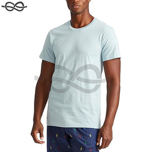 Camiseta de cuello redondo de corte clásico para hombre, camisetas de algodón cómodas de primera calidad, ropa de armario versátil, suave y transpirable - Product Image 3