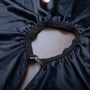 Silicona cuello impreso poliéster corte de pelo salón peluquero capas Nylon peluquería capas - Product Image 5