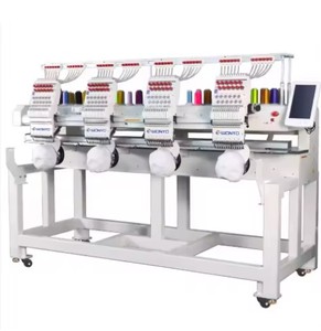 เครื่องปักผ้าอุตสาหกรรมแบบ 4 หัว รุ่นใหม่ 12/15 เข็ม สำหรับปักถุงเท้า - Product Image 2