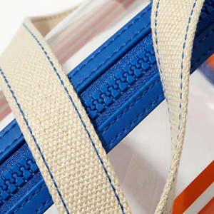 <span class=keywords><strong>Sac</strong></span> cylindrique transparent en PVC Custom67 avec impression <span class=keywords><strong>de</strong></span> numéro rétro, pochette <span class=keywords><strong>de</strong></span> toilette <span class=keywords><strong>de</strong></span> sport, trousse à crayons avec poignée en coton - Product Image 4