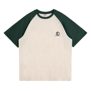 Custom Heat Transfer Printing Men's 100% Cotton 210 GSM Colour-Blocked <b>Raglan</b> Sleeve <b>T</b>-<b>Shirt</b> for men - Product Image 3