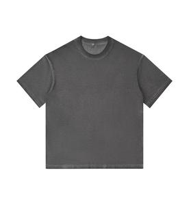 Top deportivo de algodón puro degradado más vendido para mujer, camiseta informal de Fitness con contraste de Color, Camiseta deportiva suave para chica caliente de calle - Product Image 6