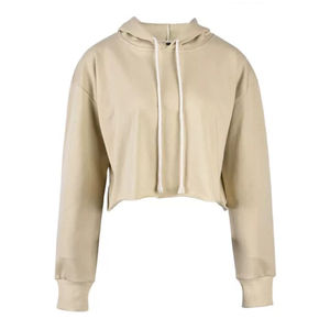 Top sweats à capuche décontracté, top court au meilleur prix pour femmes, sweats à capuche légers et personnalisés pour femmes - Product Image 4