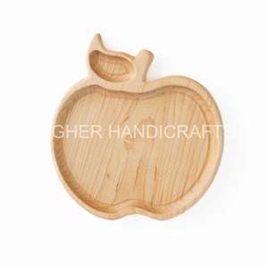 Plateau en bois rustique fait à la main bols de service écologiques pour fruits bonbons desserts bols de fruits décoratifs - Product Image 1