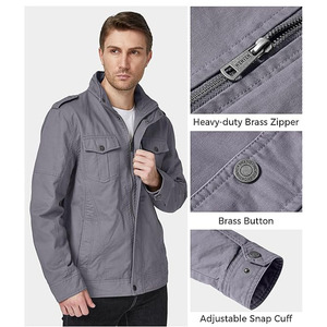 Chaqueta Acolchada de Mezclilla para Mujer con Bolsillos, Teñido Liso y Transpirable - Ropa de Moda Elegante y Moderna - Product Image 6