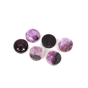 หินกลมใสธรรมชาติ CABOCHON 10X10MM,หินหลวม19.65CTS อัญมณี5ชิ้น - Product Image 5