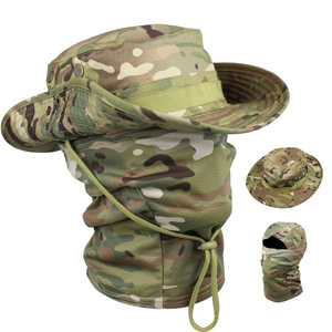 หมวกบอนนี่ลายพรางแบบมีรูเดียวพร้อมบาลาคลาวา ปรับขนาดได้ เหมาะสำหรับตกปลา มีจำหน่ายในราคาขายส่ง - Product Image 6