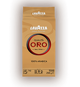 Café Molido Fino Lavazza Qualità Oro 250g - Suministro al por Mayor para Máquinas Expendedoras y Servicios de Alimentos - Product Image 1