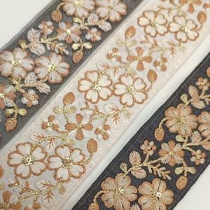 ลูกไม้ปักลูกปัดระดับพรีเมี่ยมสำหรับสินค้าแฟชั่นแอฟริกัน - Product Image 1