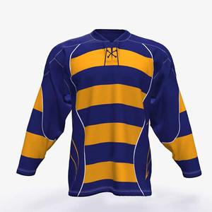 Camiseta de hockey Unisex transpirable de alta calidad, ropa deportiva de salida de fábrica con sublimación personalizada para equipos de hockey sobre hielo de hombres - Product Image 3