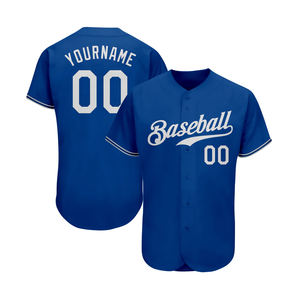 Maillot de baseball par sublimation, panneaux latéraux en mesh personnalisés, uniforme respirant pour jeunes et adultes - Product Image 1