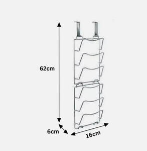 Support de couvercle de casserole à 2 sections Cintre pour <span class=keywords><strong>placard</strong></span> de cuisine Support de rangement à 6 couches Couvertures de casseroles Étagère d'organisation - Product Image 2