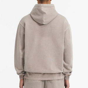 Vente en gros 2025 Nouvel arrivage Sweats à capuche vintage de haute qualité 500gsm Pull lourd surdimensionné personnalisé pour hommes - Product Image 4