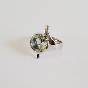 Shah Gems Women's Natural Green Amethyst <b>Ring</b> 925 Sterling <b>Silver</b> Fine Jewelry Gemstone <b>Ring</b> Everyday Wear <b>Set</b> - Product Image 4