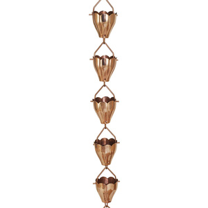 Chaîne de pluie en cuivre de qualité supérieure, fabricant en gros, chaîne de pluie en cuivre classique, nouveau design, chaîne de pluie en acier inoxydable en promotion - Product Image 5