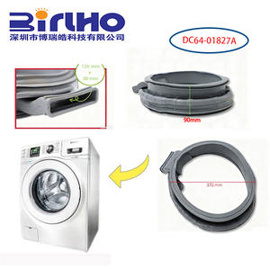 Joint d'étanchéité en caoutchouc authentique pour <span class=keywords><strong>porte</strong></span> de lave-<span class=keywords><strong>linge</strong></span>/séchoir électrique DC64-01827A – Haute qualité, durable, écologique, garantie 3 ans, compatible - Product Image 1