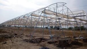 Cadre galvanisé par polyhouse vert en forme de dôme pour le modal israélien d'agriculture biologique d'environnement contrôlé - Product Image 2