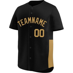 Maillot de Baseball cousu personnalisé boutonné tissu en maille Style Pro matériel sergé nom numéro broderie jeunesse adulte uniforme USA - Product Image 5