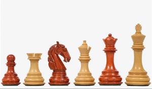 Pièces d'échecs artisanales de la série Columbian Staunton en bois de palissandre et de buis, jeu d'échecs avec boîte, roi de 3,8 cm à prix avantageux - Product Image 6