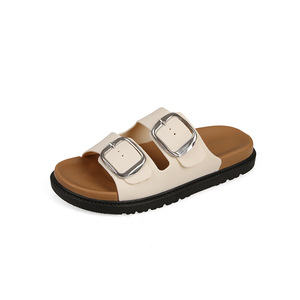 Yeweem New Fashion All-Match scarpette Birkerstock da <span class=keywords><strong>donna</strong></span> sandali bassi Casual con plateau antiscivolo Slip-On per l'estate Outdoor - Product Image 4
