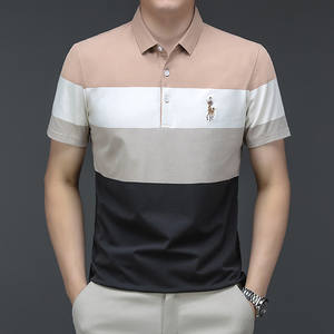 Golf personalizado de alta calidad para hombres, para polos, logotipo bordado impreso, uniformes en blanco lisos de punto de algodón o poliéster - Product Image 1