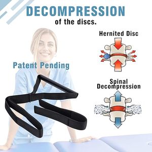 Custom Logo Cervical Neck Traction Strap for Home Therapy Adjustable Chin Belt for Spine Decompression Neck Stretcher - Product Image 2