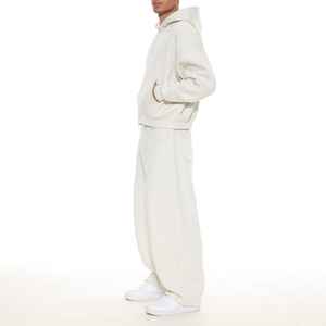 Conjunto Deportivo Informal Personalizado, Holgado, con Pantalones Deportivos y Sudadera con Capucha, Estilo Jogging, Unisex, de 2 Piezas - Product Image 4