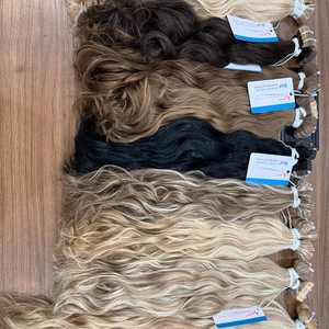 Extensiones de cabello humano vietnamita ondulado natural con cinta de pelo más vendido varios colores - Product Image 6