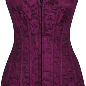 <b>Women's</b> Slimming Adjustable Breathable Satin <b>Corset</b> with Medium Control for Tummy Slimming Body Shaping Customizable Quick Dry - Product Image 2