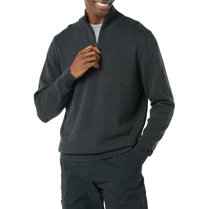 Sudadera de Corte Regular con Cierre de Cremallera de Cuarto, Cuello Alto, Sudadera con Cierre, Prenda Suave, Ligera, Informal y Urbana - Product Image 4