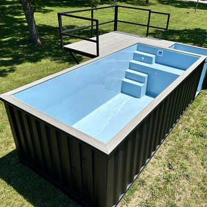 Piscine extérieure au design contemporain Offre Spéciale de 20 pieds et 40 pieds pour villas et restaurants à usage domestique Piscine en conteneur d'expédition en acier - Product Image 6
