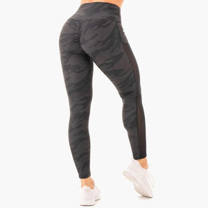 Eco Friendly Women High Waist Breathable <b>Leggings</b> Sustainable Fabric Yoga Pants Gym Fitness Tights Recycled Material Activewear - Product Image 4