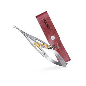 Ciseaux à ongles et à sourcils pour bébé, coupe-cuticules faciaux J2, en acier inoxydable 420, manche droit en céramique, marque Satinsky, qualité supérieure, directement de l'usine - Product Image 4