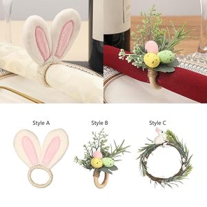 <b>Ornament</b> Napkin Ring Buckle Home <b>Easter</b> Napkin Ring Elegant Table Decor for Weddings and Christmas Holidays for Special Party - Product Image 6
