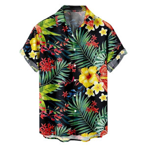 เสื้อฮาวายผ้าฝ้ายนุ่มสำหรับผู้ชายเสื้อผ้าฮาวายทันสมัย - Product Image 2