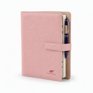 A6 Leather <b>Daily</b> <b>Planner</b> <b>Notebook</b>-80 Sheets 100gsm Linen Texture Paper Thermal Binding School Use Gift - Product Image 1