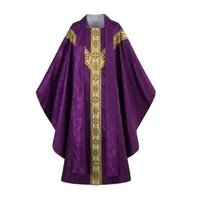 Robes liturgiques d'église sur mesure en gros, couleur personnalisée, imprimé personnalisé, haute qualité, unisexe, toutes tailles disponibles, service OEM